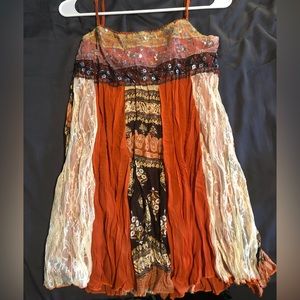 Bright summer orange Sans Souci top!